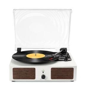 Vinyl Record Player with Build in Speakers USB 3 Speed Vintage Turntable